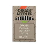 Organ Brand Industrial Machine Needles - System: 134-35 R , 2134-35 R , SY7225, DPx35R - 10/Pack